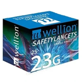 Ланцети безпечні Wellion (Велліон) 23G 2,2мм №25-0