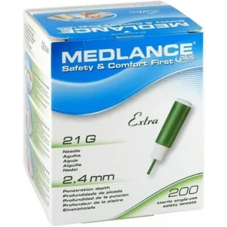 Ланцеты Medlance Plus Etra 21G 2,4mm №1 зеленый-0