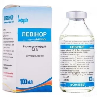 ЛЕВІНОР розчин для інфузій 0,5% по 100мл у пляшці-0