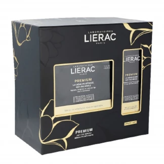 Набір Lierac (Лієрак) Преміум крем шовковистий 50мл + засіб для контуру очей 15мл-1