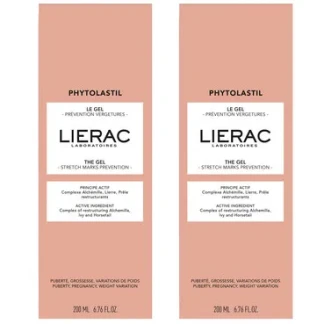 Набір для профілактики розтяжок Lierac (Лієрак) Phytolastil: гель 2х200мл-0