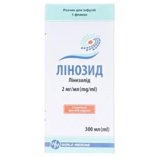 ЛИНОЗИД раствор для инфузий по 2мг/мл по 300мл во флаконе-0