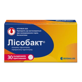 ЛИСОБАКТ леденцы прессованные №30-0