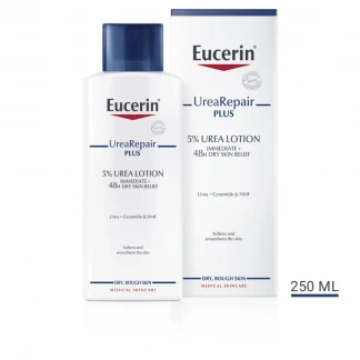 Лосьйон Eucerin (Еуцерин) 5% Urea Complete Repair легкий зволожуючий для тіла для сухої шкіри 250 мл (69620)-0