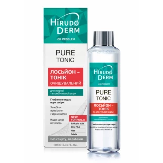 Лосьйон-тонік Біокон Hirudo Derm (Гірудо дерм) Oil Problem Pure Tonic очисний 180 мл-0