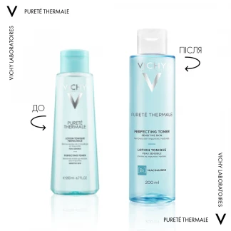 Лосьйон-тонік Vichy (Віши) Purete Thermale Perfecting Lotion Toner для всіх типів шкіри 200мл-1