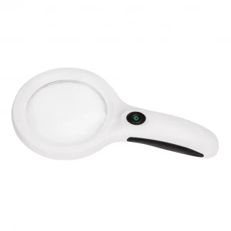 Лупа ручна з LED підсв. 2,5х збільшення (d 90mm) RD-9588-0