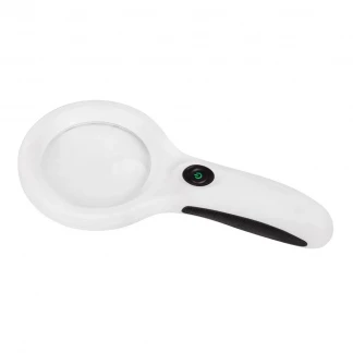Лупа ручна з LED підсвіткою 3х збільшення (d 75mm) RD-9587-0