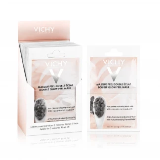 Минеральная маска-пилинг для лица Vichy (Веши) Double Glow Peel Mask Двойное сияние 2x6мл Минеральная маска-пилинг для лица Vichy (Веши) Double Glow Peel Mask Двойное сияние 2x6мл-2