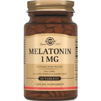 Вітаміни Solgar (Солгар) Melatonin для нормалізації сну 1 мг №60-0