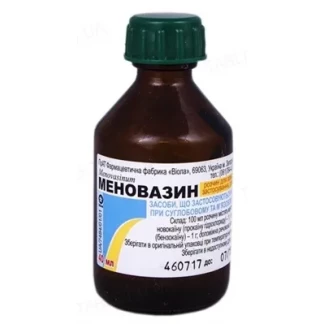 МЕНОВАЗИН розчин для зовнішнього застосування спиртовий по 40мл-0