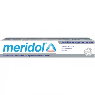 Зубна паста Meridol (Мерідол) Дбайливе відбілювання 75мл-0
