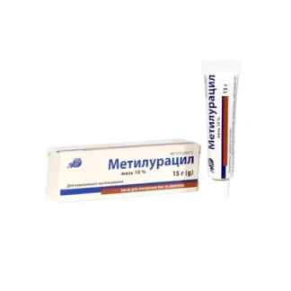 МЕТИЛУРАЦИЛ мазь 10% по 15г у тубі-0