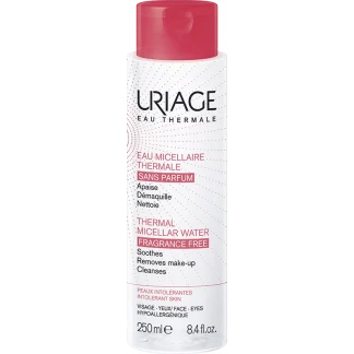 Вода мицелярная Uriage (Урьяж) Thermal Micellar Water Fragrance Free Intolerant Skin для чрезмерно чувствительной кожи лица 250 мл-0