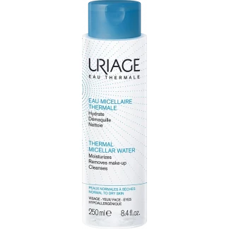 Вода міцелярна Uriage (Урьяж) Thermal Micellar Water Normal and Dry Skin для нормальної та сухої шкіри обличчя 250 мл-0