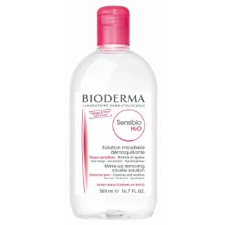 Лосьйон міцелярний Bioderma (Біодерма) Sensibio Н2О Micellaire Solution для чутливої шкіри 500 мл-0