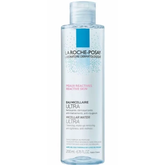 Розчин міцелярний La Roche-Posay (Ля Рош-Позе) Micellar Water Ultra для гіперчутливої шкіри обличчя 200мл-0