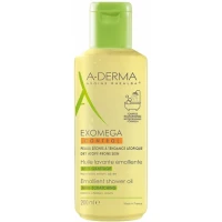 Масло для душа A-Derma (А-Дерма) Exomega Shower Cleansing Oil with Omega 6 для атопической кожи 200 мл