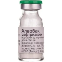 АЛВОБАК порошок для розчину для ін'єкцій по 1г №10