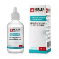 Антисептичний розчин Healer Medical стерильний для оброблення та загоєння ран 120мл