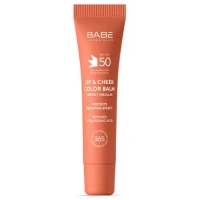 Бальзам-тінт для губ та щік BABE (БАБЕ) Laboratorios Nude з гіалуроновою кислотою та пептидами SPF50 20мл