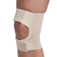 Бандаж на колінний суглоб Алком 3002 з відкритою чашечкою, колір білий, розмір 1
