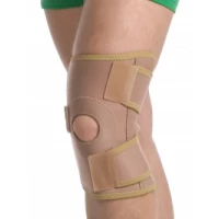 Бандаж на колінний суглоб роз'ємний MedTextile (МедТекстиль) 6058 р.S/M бежевий