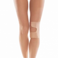 Бандаж на коленный сустав с открытой чашечкой Торос-Груп 513 р.1 бежевый