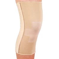 Бандаж на коленный сустав со спиральными ребрами эластичный Ortop (Ортоп) ES-719 р.S бежевый