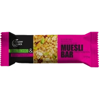 Батончик-мюслі для спортивного харчування Healthy Snack (Хелсі Снек) з горіхом фісташки та малиною 25г