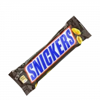 Батончик Snickers (Сникерс) с арахисом, карамелью и нугой в молочном шоколаде 50г