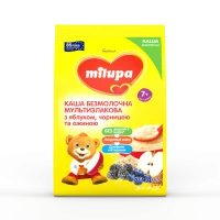Безмолочна каша Milupa (Мілупа) Мультизлакова з яблуком, чорницею та ожиною 170 г