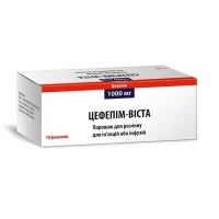 ЦЕФЕПІМ-Віста порошок для розчину для ін'єкцій по 1000мг №10