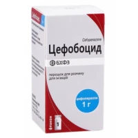 ЦЕФОБОЦИД порошок для розчину для ін'єкцій по 1000мг №1