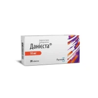 ДАНІЄСТА таблетки по 10мг №20