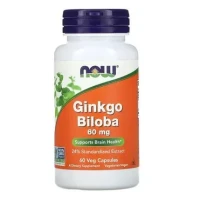 Диетическая добавка NOW (НАУ) Гинкго билоба капсулы по 60мг №120