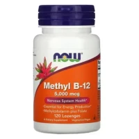 Дієтична добавка NOW (НАУ) Метил Б-12 льодяники по 500мкг №120