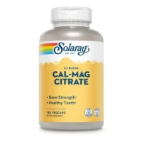 Дієтична добавка Solaray (Соларей) Кальцію та Магнію цитрат капсули №180