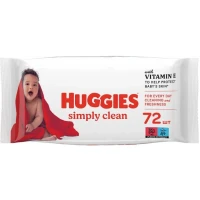 Детские влажные салфетки Huggies (Хагис) Симпл Клин №72