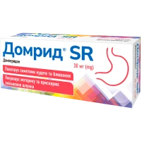 ДОМРИД SR таблетки пролонгированного действия по 30мг №30
