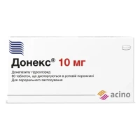 ДОНЕКС таблетки по 10мг №60