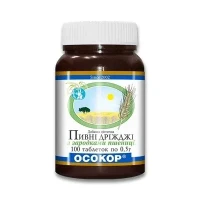 ДРІЖДЖІ пивні Осокор з зародками пшениці таблетки по 0,5г №100