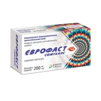 ЄВРОФАСТ Софткапс капсули по 200мг №20