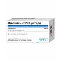 ФІНЛЕПСИН Ретард таблетки пролонгованої дії по 200мг №50