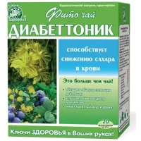 Фиточай №62 Диабетоник по 1,5г №20 в фильтр-пакетах