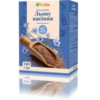 Фиточай льна семян T.Vita (Т.Вита) по 150г в пачке с внутренним пакетом