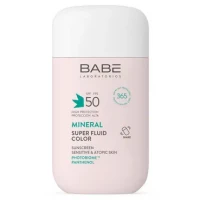 Флюїд сонцезахисний BABE (БАБЕ) Laboratorios мінеральний з фізичними фільтрами з тонуючим ефектом SPF50 50мл