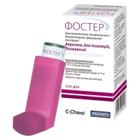 ФОСТЕР аерозоль для інгаляцій по 100+6мкг/дозу 120 доз