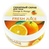 Фреш Джус скраб для тела сахарный апельсин / манго 225мл
