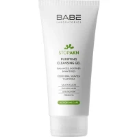 Гель BABE (БАБЕ) Laboratorios Stop AKN Microbiome Friendly очищающий для жирной и проблемной кожи лица 200мл